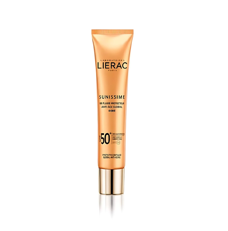 فلوئید ضد آفتاب و ضد چروک رنگی SPF50 لیراک