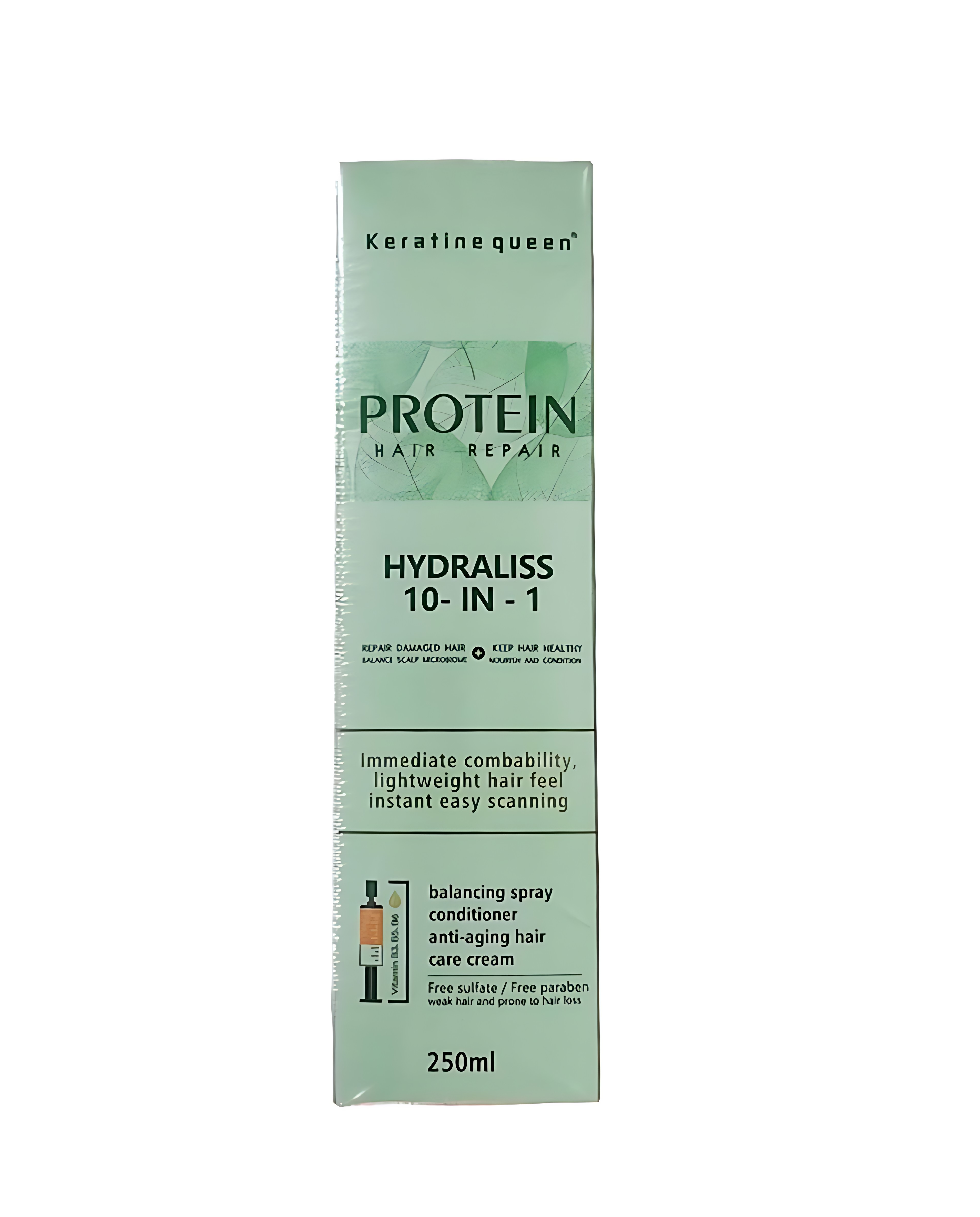 اسپری مو کراتین کوئین مدل HYDRALISS 10 IN 1