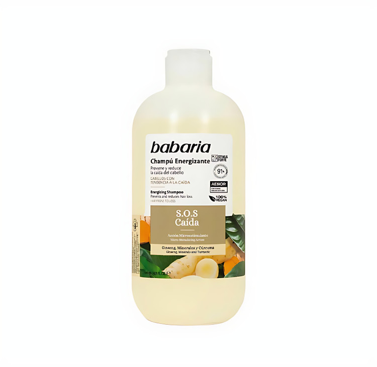 شامپو ضد ریزش انرژی زا جینسینگ باباریا Babaria