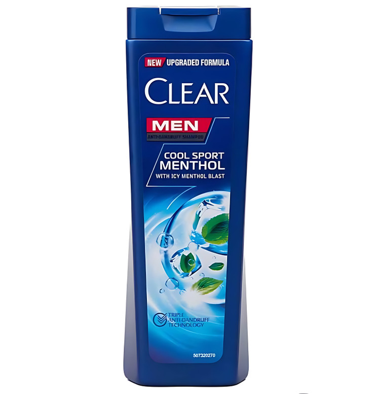 شامپو ضد شوره کلیر خنک نعنایی ویژه آقایان