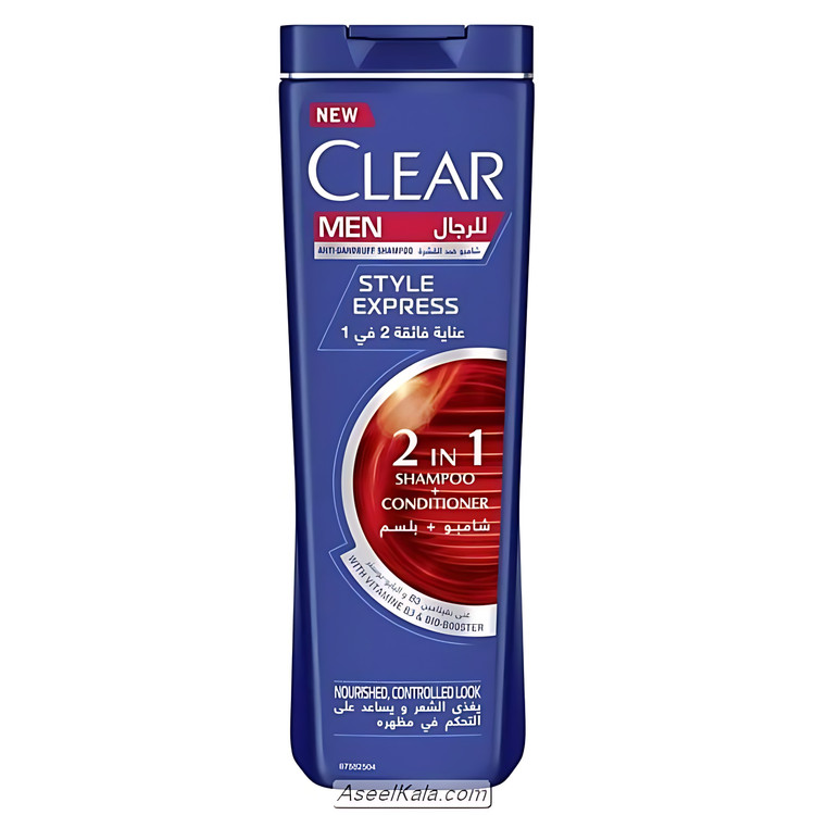 شامپو کلیر ضد شوره مردانه ۲در ۱ اورجینال
