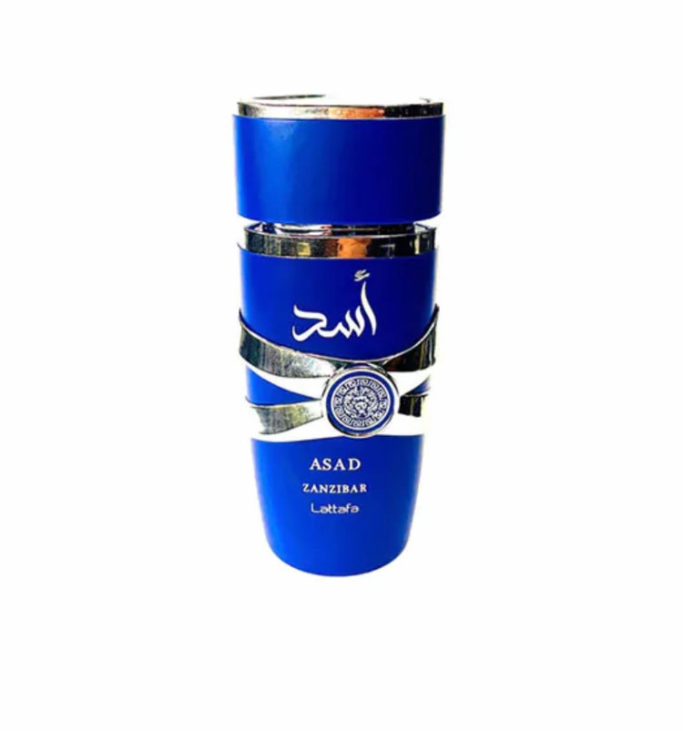 عطر ادکلن اسد زنزیبار آبی لطافه Lattafa Asad Zanzibar