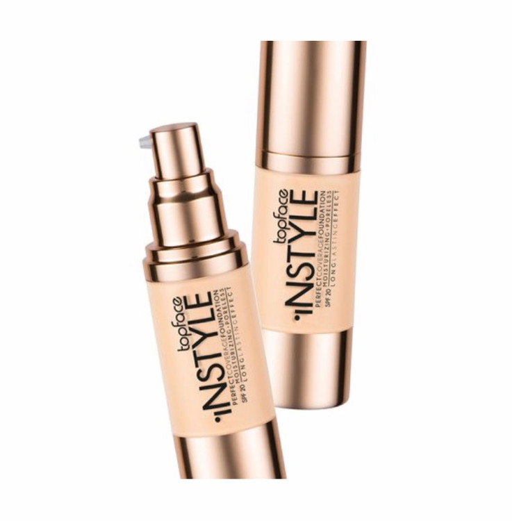 کرم پودر شیشه ای تاپ فیس مدل پرفکت کاور۰۰۱