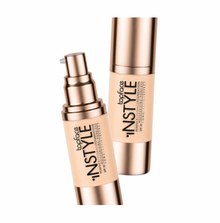 کرم پودر شیشه ای تاپ فیس مدل پرفکت کاور۰۰۱