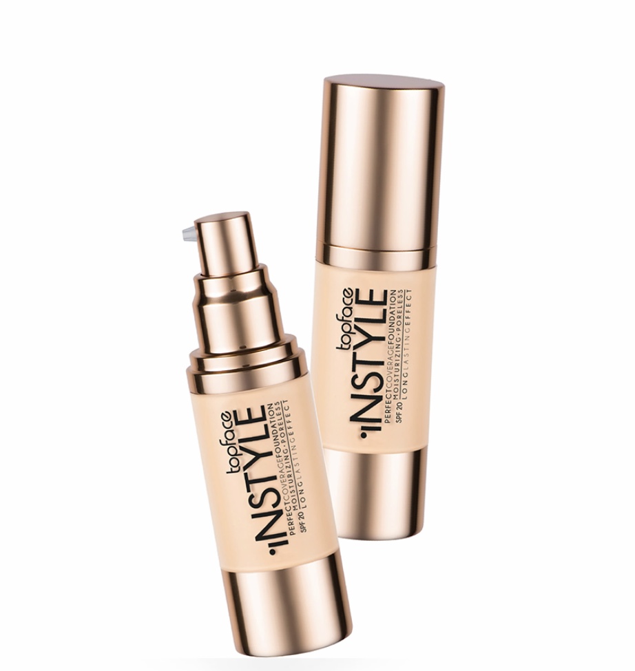 کرم پودر شیشه ای تاپ فیس مدل پرفکت کاور۰۰۲