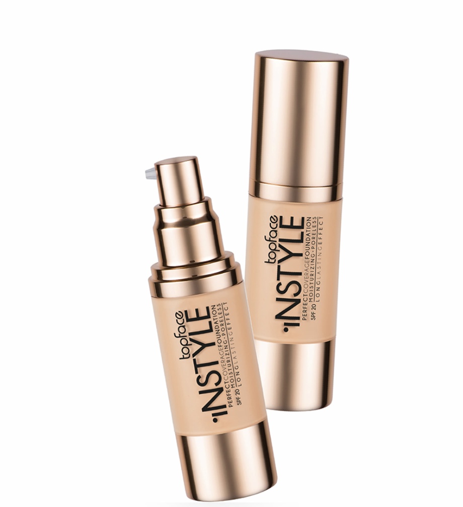 کرم پودر شیشه ای تاپ فیس مدل پرفکت کاور۰۰۳