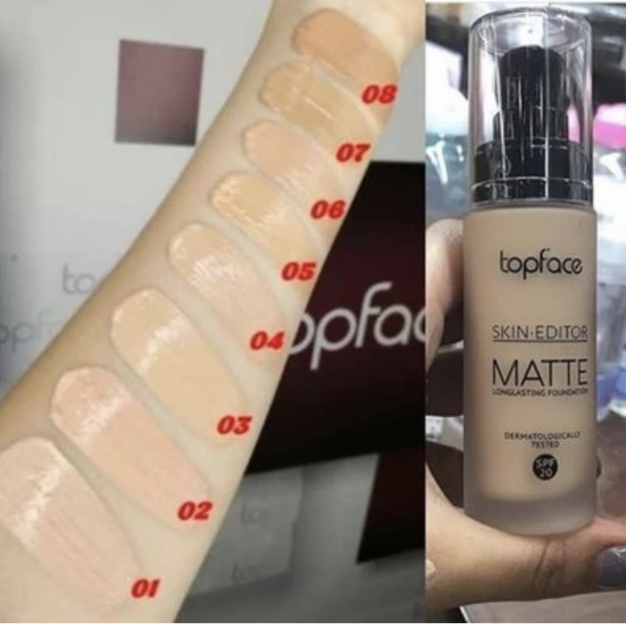 کرم پودر تاپ فیس رنگبندی