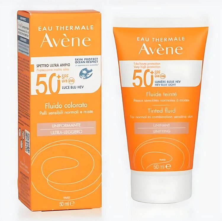 کرم ضدآفتاب رنگی اَون مدل Tinted Fluid