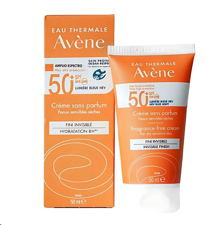 کرم ضد آفتاب آون مدل Crème Sans Parfum SPF50