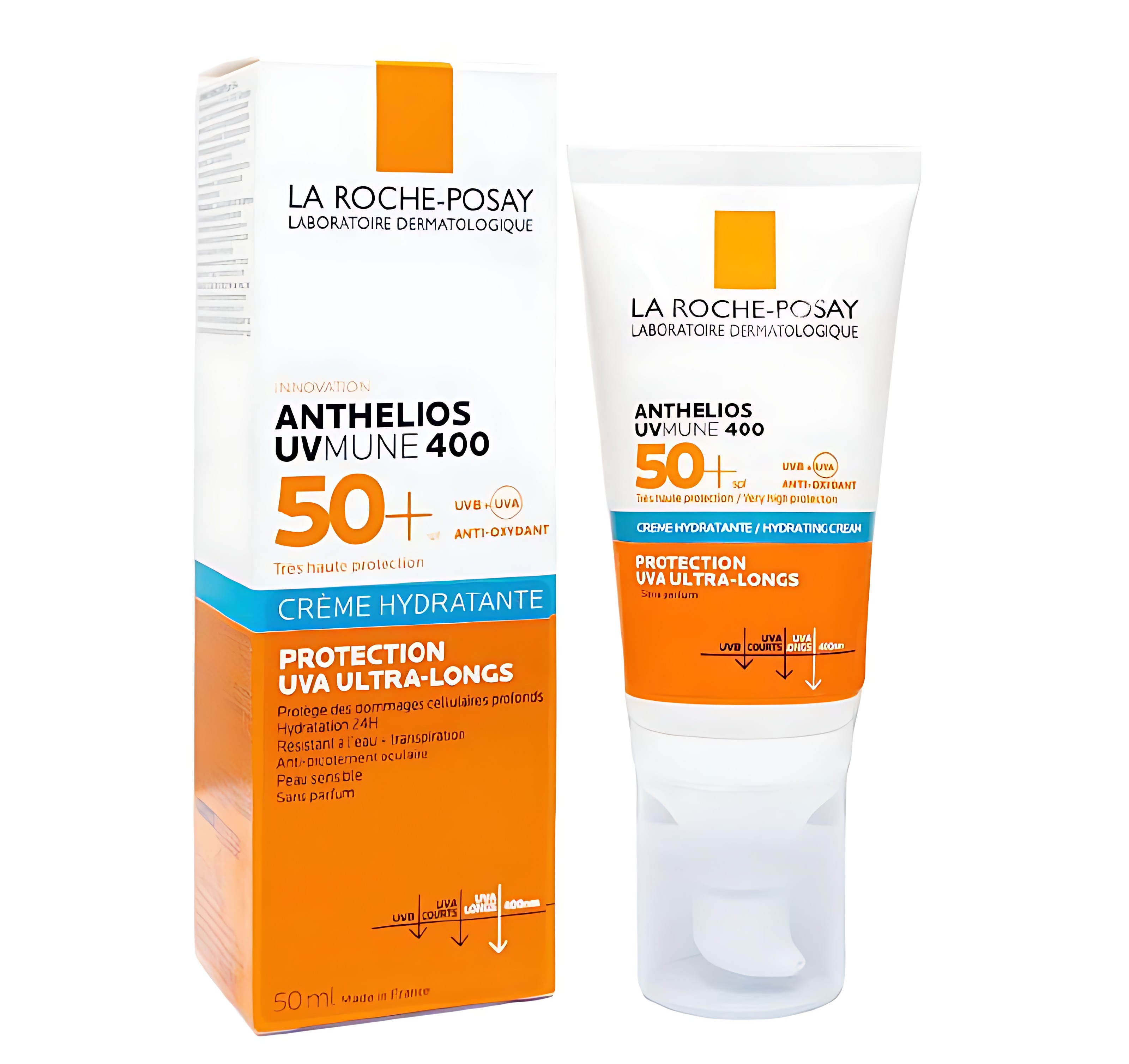 ضدآفتاب لاروش پوزای Anthelios UVMune 400 Hydrating Cream SPF50+ اورجینال