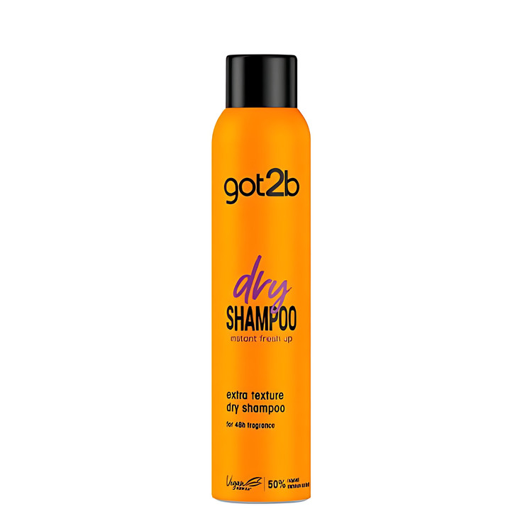 شامپو خشک گات تو بی نارنجی مدل تکسچر Got2b shampoo extra texture اورجینال