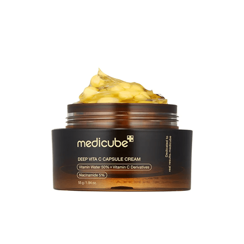 ژل کرم کپسولی ویتامین سی مدی کیوب