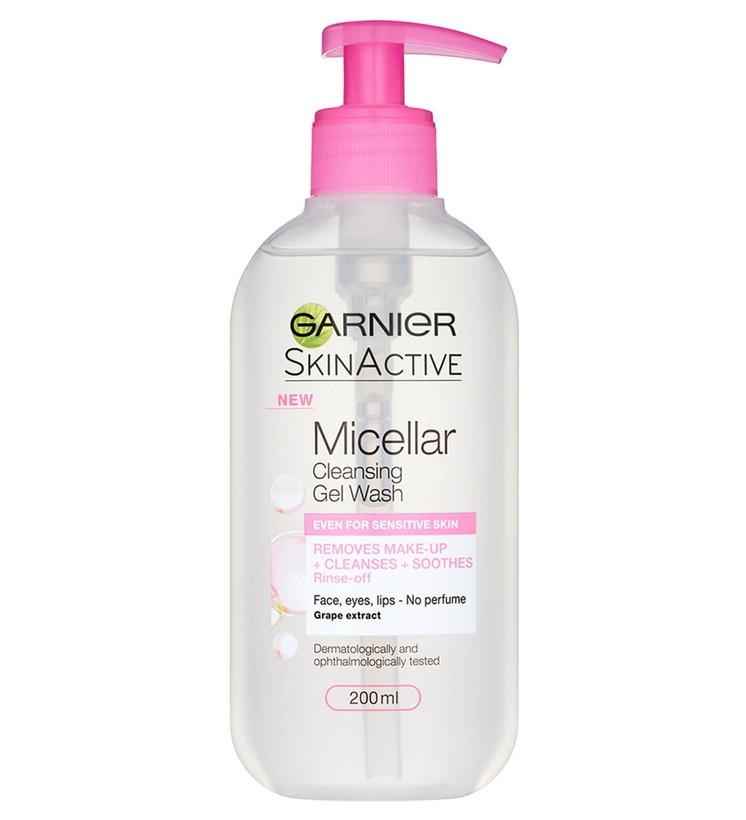 ژل میسلار پاک کننده پوست صورتی گارنیر اورجینال