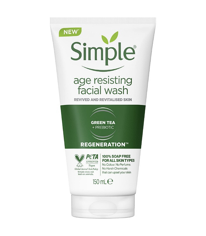 ژل شست و شوی چای سبز ضدپیری سیمپل اورجینال