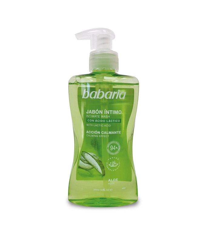 ژل بهداشتی بانوان آلوئهورا باباریا (Babaria Aloe Vera Intimate Wash – رنگ سبز)