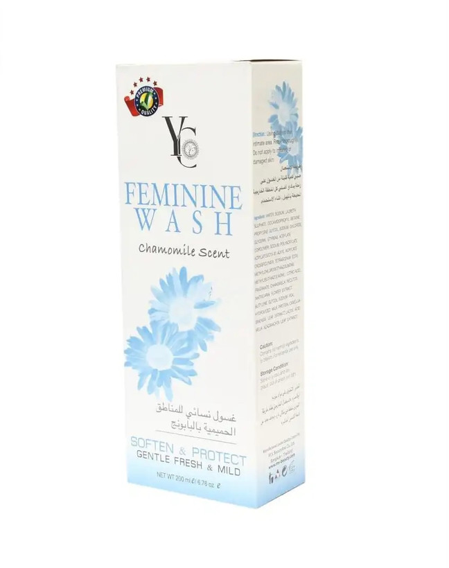 ژل شوینده بهداشتی بانوان YC (رایحه بابونه – آبی) اورجینال