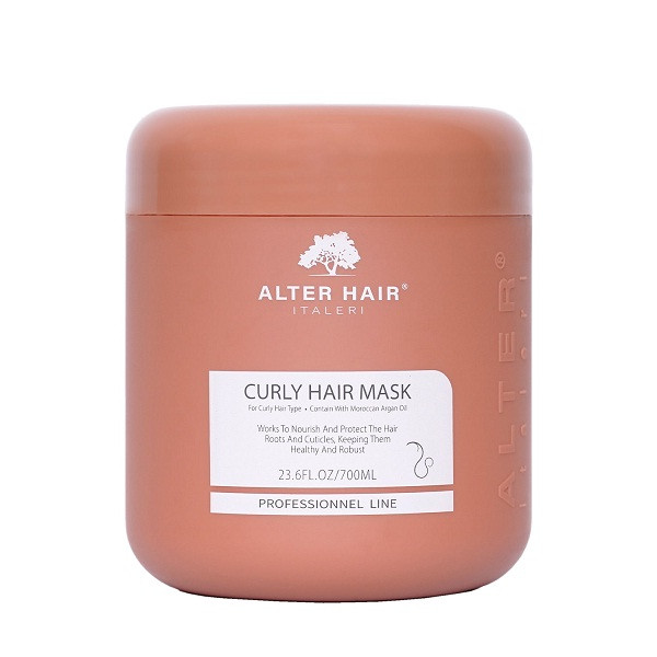 ماسک مو بدون سولفات مخصوص موهای فر آلتر هیر (Alter Hair Curly Hair Mask Argan Oil) اورجینال