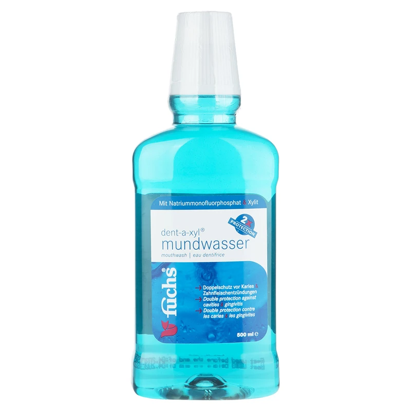 دهان شویه فوکس مدل Dent-a-xyl mundwasser اورجینال