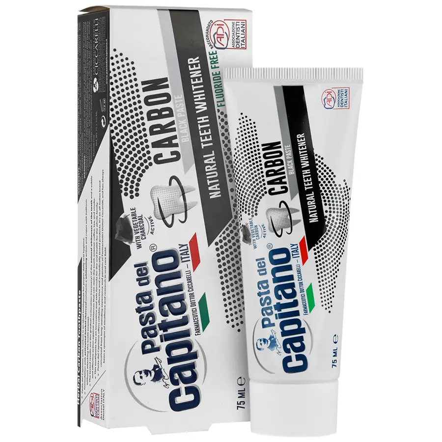 خمیردندان پاستا دل کاپیتانو مدل کربن (Carbone) اورجینال