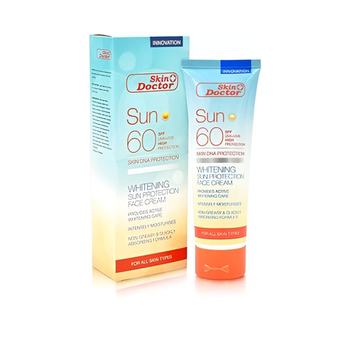 ضدآفتاب اسکین دکتر Skin Doctor مدل بیرنگ SPF 80 اورجینال