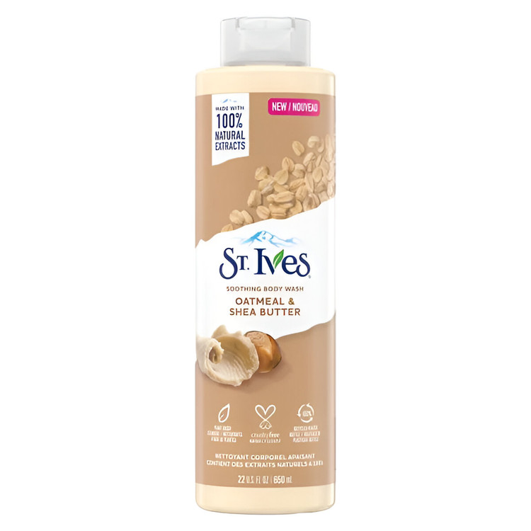 شامپو بدن با رایحه اوتمیل وشیباتر St. Ives