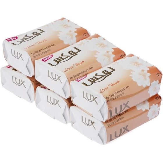 صابون لوکس با رایحه گل یاسمن ۶ عددی