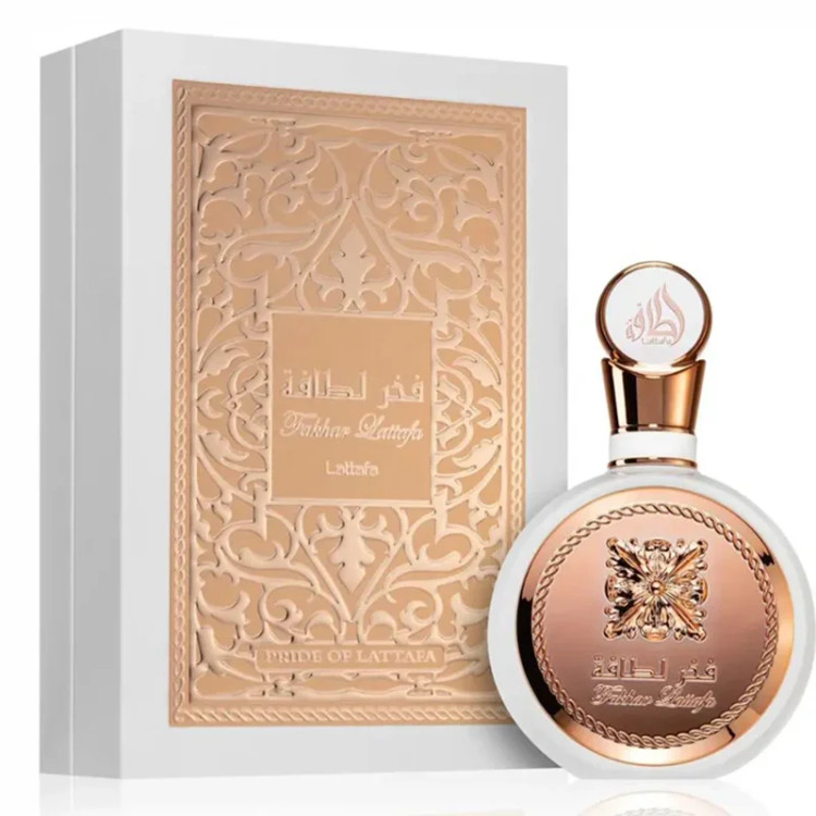 ادکلن زنانه فخر لطافه سفید ادو پرفیوم