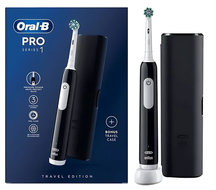 مسواک برقی اورال بی مدل Pro Series 1 با فناوری تمیزکاری سهبعدی (3D Clean)