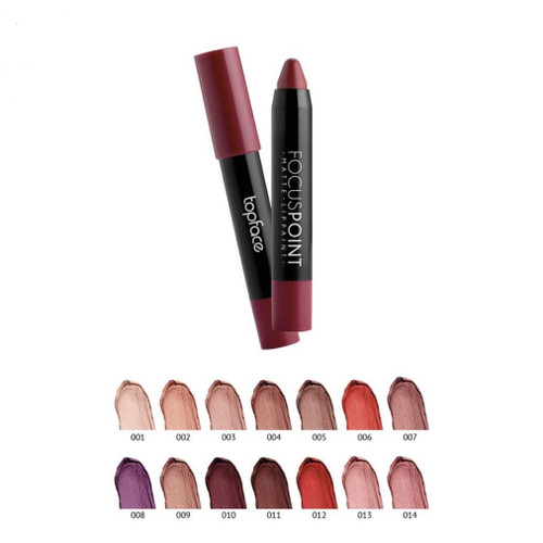 رژ لب مدادی تاپ فیس مدل Focus Point Matte Lip Paint