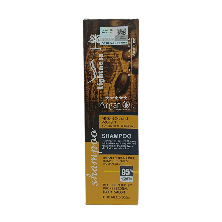 شامپو فری سولفات روغن آرگان لایتنس