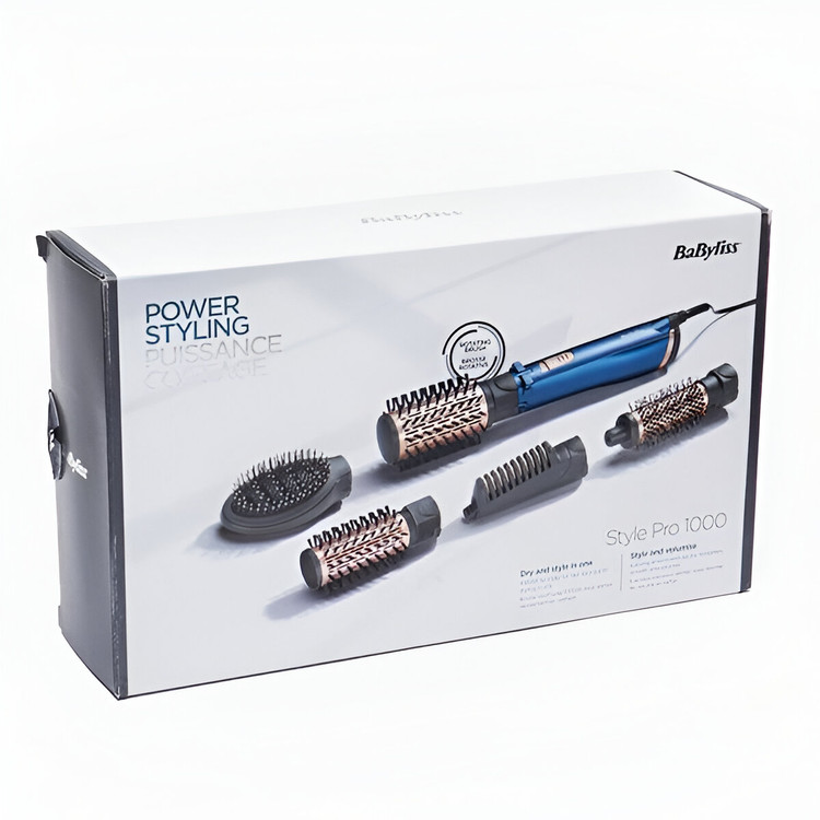 سشوار برسدار چرخشی بابلیس مدل Babyliss Style Pro 1000 (کد مدل AS965E) اورجینال