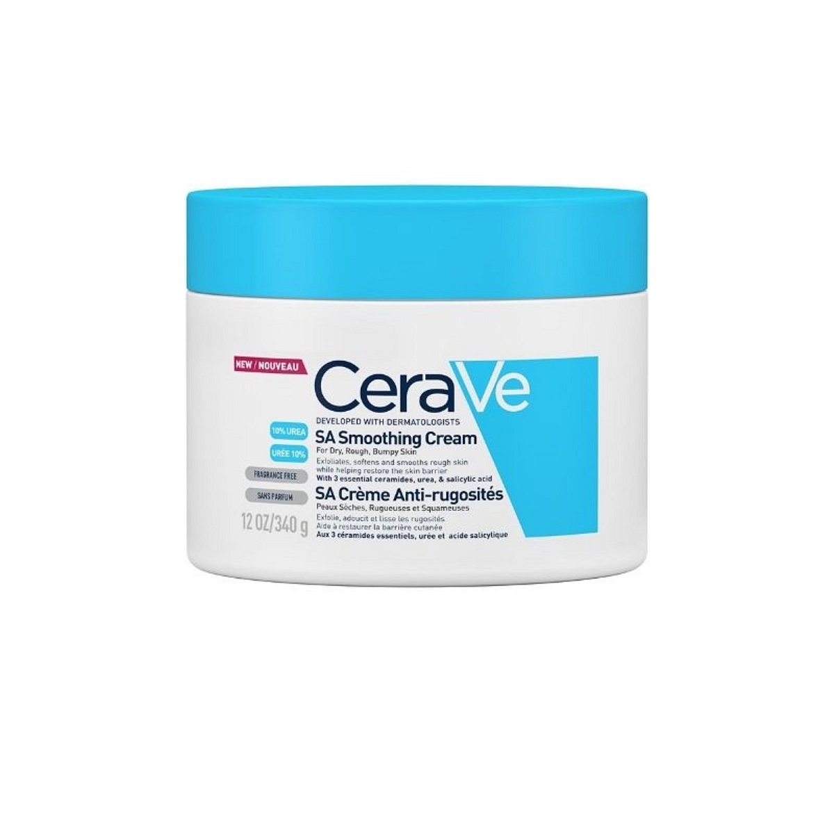 کرم سراوی حاوی سالیسیلیک اسید برای پوست‌های زبر و ناصاف CeraVe SA Cream اورجینال