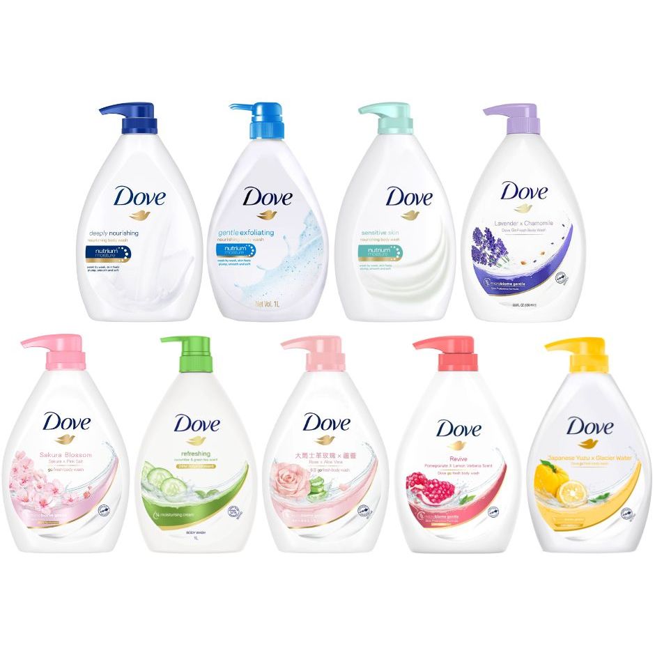 شامپو بدن های ۱ لیتری داو Dove اورجینال