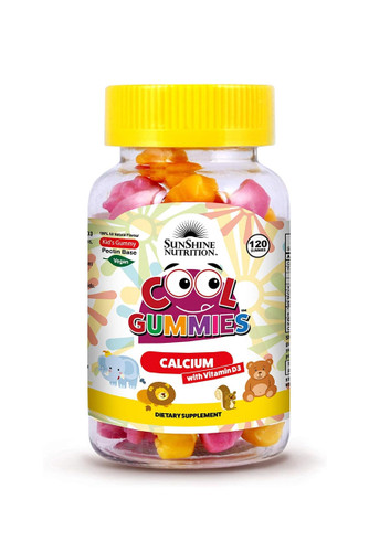 پاستیل مولتیویتامین و مینرال سان شاین نوتریشن (ویگن) Sunshine Nutrition Cool Gummies Kids Vegan Multivitamin + Minerals اورجینال