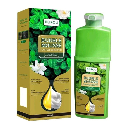 شامپو رنگ مشکی bubble mousse