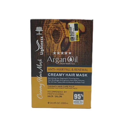 ماسک موی لایتنس روغن آرگان فری سولفات