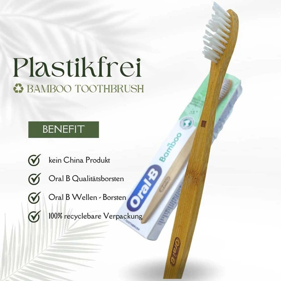 مسواک بامبو اورال بی برس متوسط