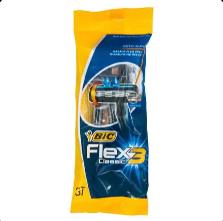 ژیلت 3 لبه بیک مدل کلاسیک بسته 3 عددی