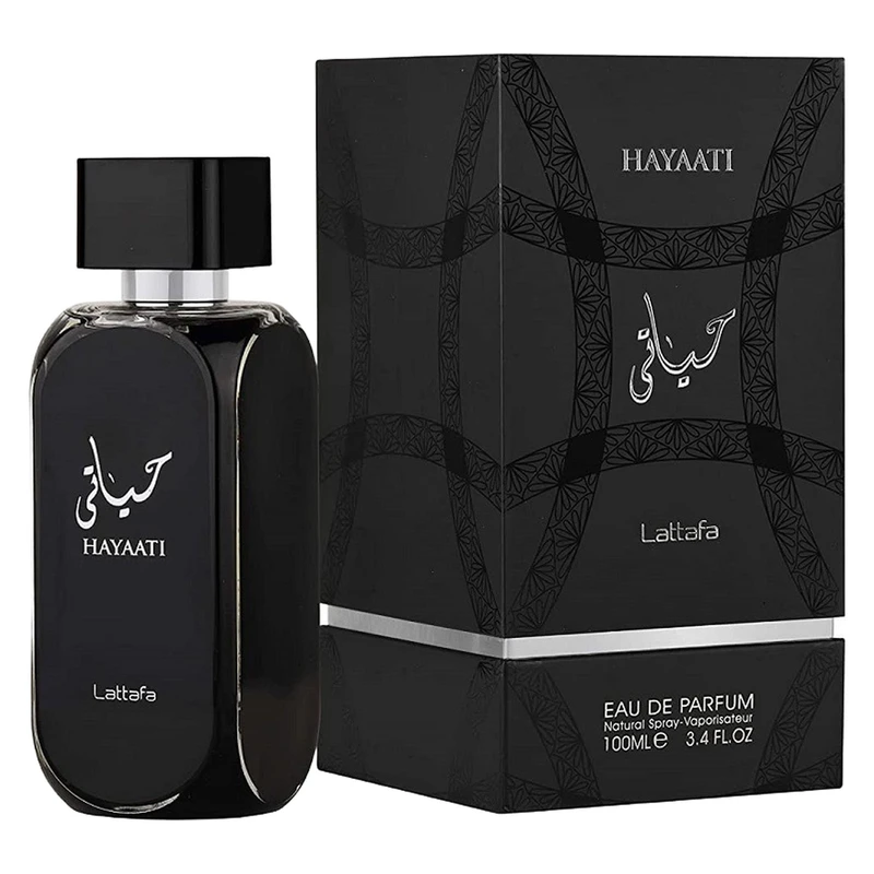 عطر ادکلن حیاتی مشکی اماراتی شرکت لطافه  Hayaati Lattafa اورجینال
