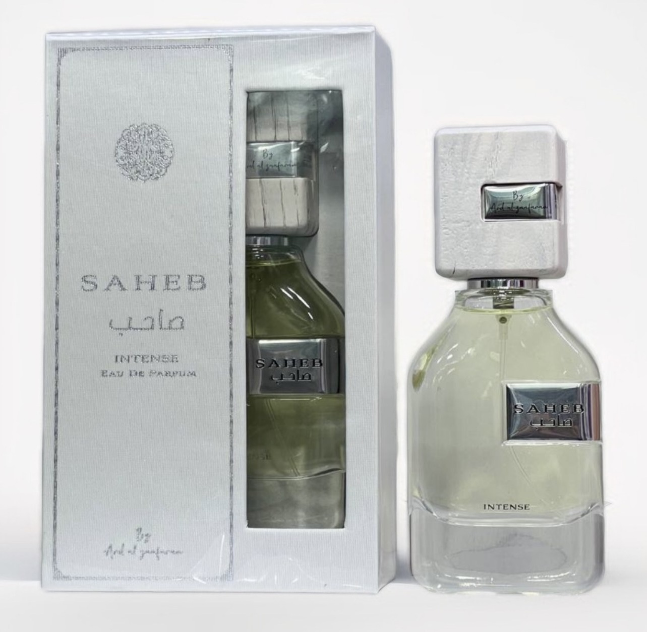 عطر ادکلن صاحب سفید اینتنس شرکت ارض الزعفران با ضمانت اورجینال