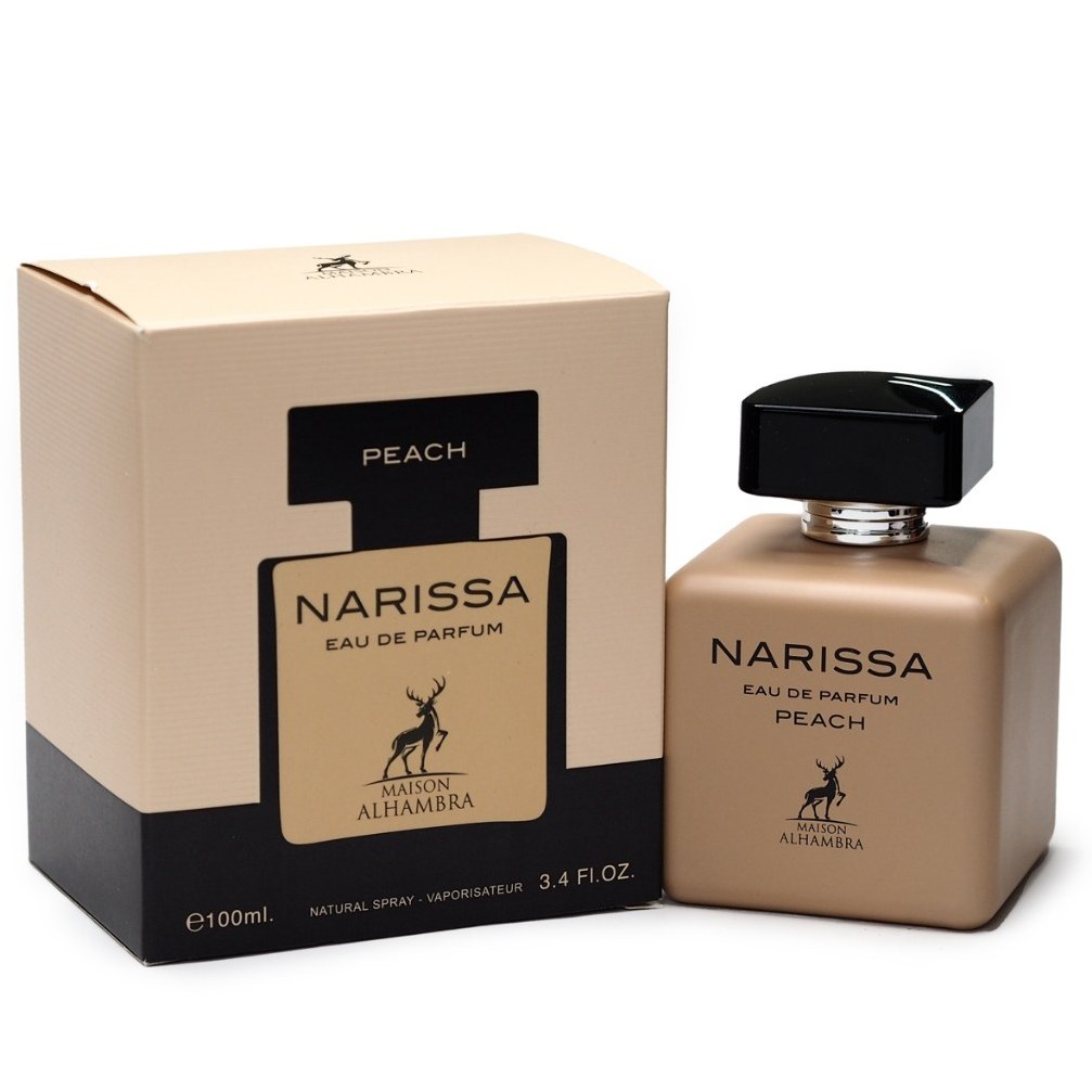 عطر ادکلن ناریسا پیچ الحمبرا اماراتی مشابه نارسیس پودری با ضمانت اورجینال
