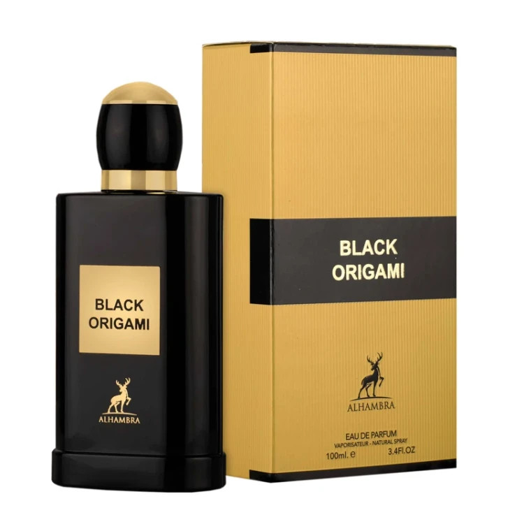 عطر ادکلن بلک اوریگامی الحمبرا مشابه تام فورد بلک ارکید اورجینال
