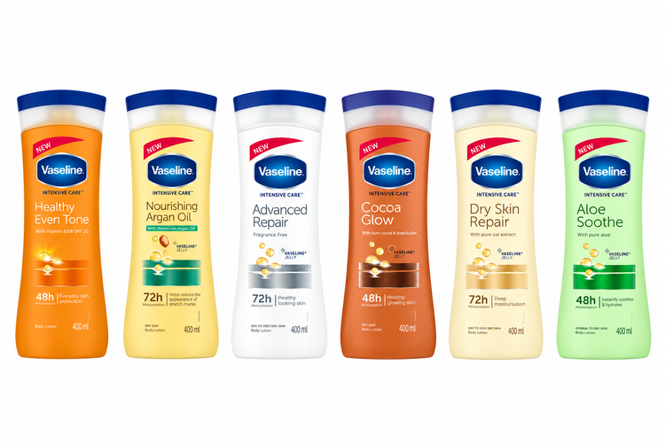 لوسیون بدن وازلین Vaseline در رایحه های مختلف با ضمانت اورجینال